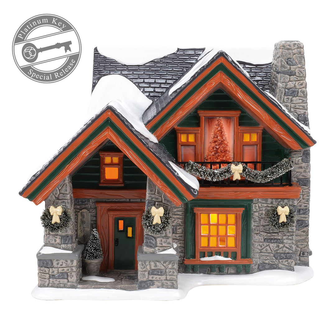Department 56 Original Snow Village: Christmas Lodge - FIRST EDITION sparkle-castle