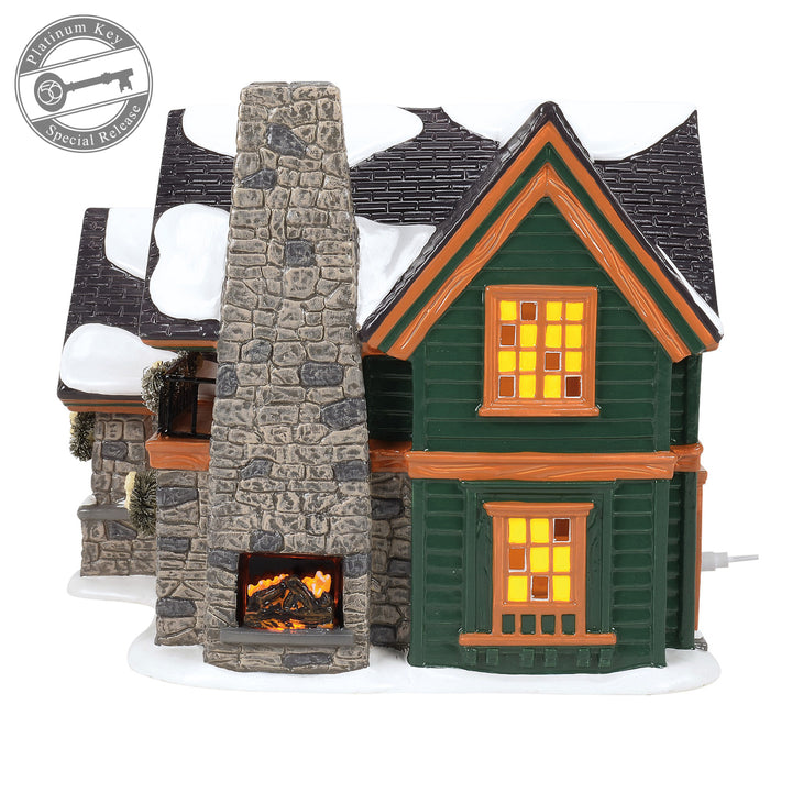 Department 56 Original Snow Village: Christmas Lodge - FIRST EDITION sparkle-castle