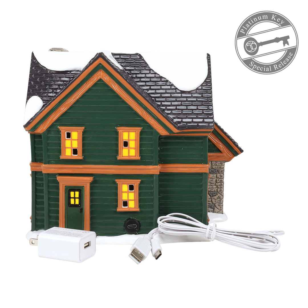 Department 56 Original Snow Village: Christmas Lodge - FIRST EDITION sparkle-castle