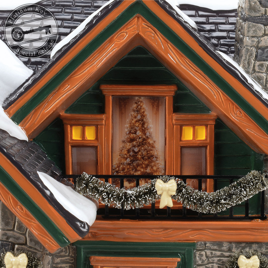 Department 56 Original Snow Village: Christmas Lodge - FIRST EDITION sparkle-castle