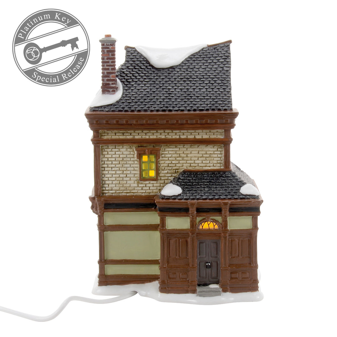 Department 56 Dickens Snow Village: Fleet & Strand Chophouse - FIRST EDITION