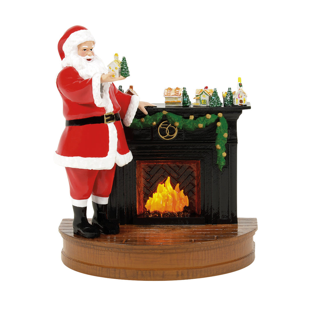 Department 56 Original Snow Village Accessory: 50th Santa Comes To Town 2026 sparkle-castle