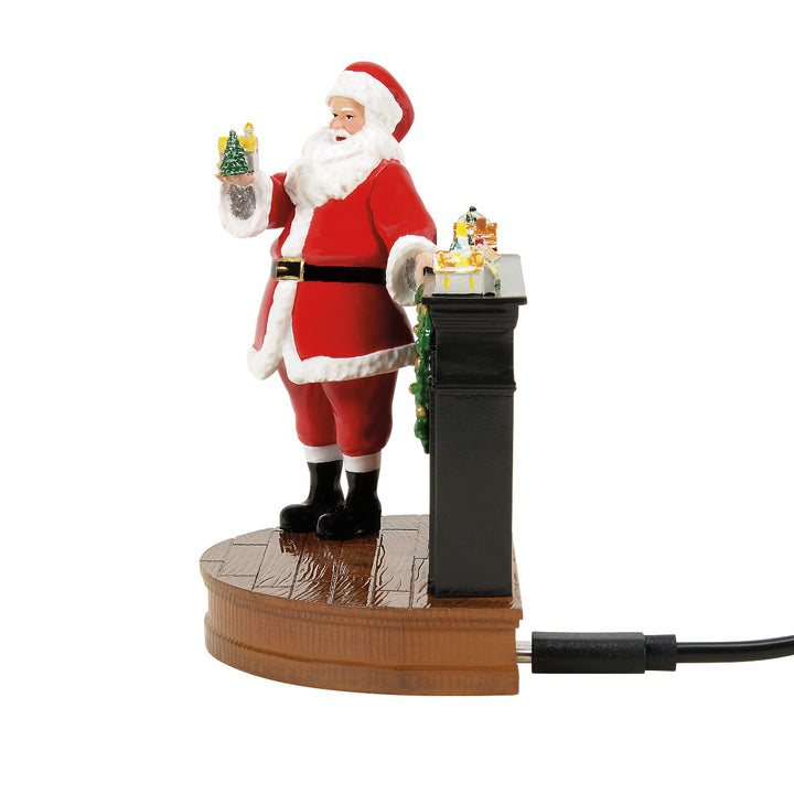 Department 56 Original Snow Village Accessory: 50th Santa Comes To Town 2026 sparkle-castle