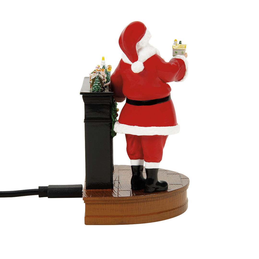 Department 56 Original Snow Village Accessory: 50th Santa Comes To Town 2026 sparkle-castle