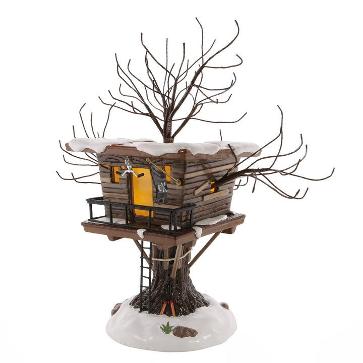 Department 56 Original Snow Village: Kevin's Tree House sparkle-castle