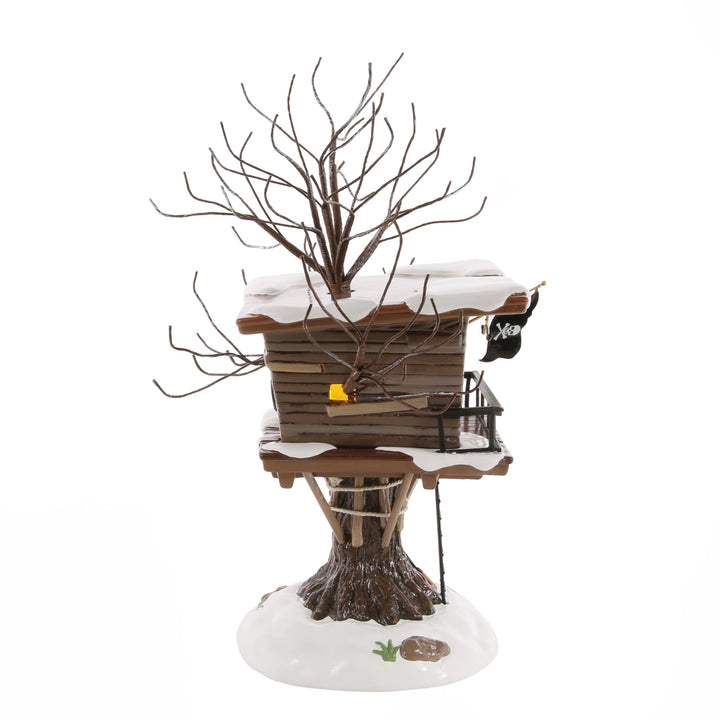 Department 56 Original Snow Village: Kevin's Tree House sparkle-castle