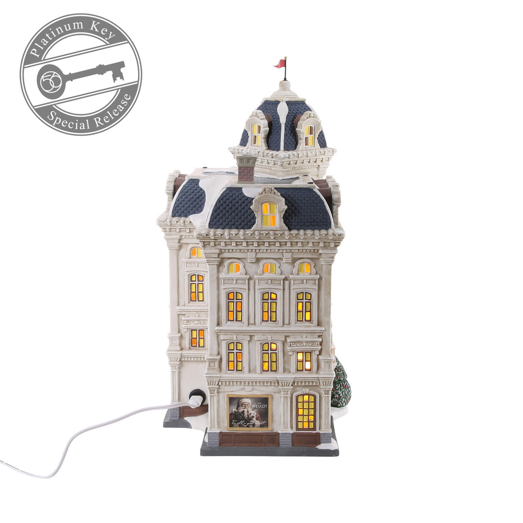 Department 56 Christmas In The City Village: The Wescot - FIRST EDITION sparkle-castle