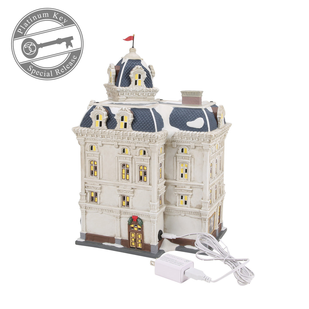 Department 56 Christmas In The City Village: The Wescot - FIRST EDITION sparkle-castle