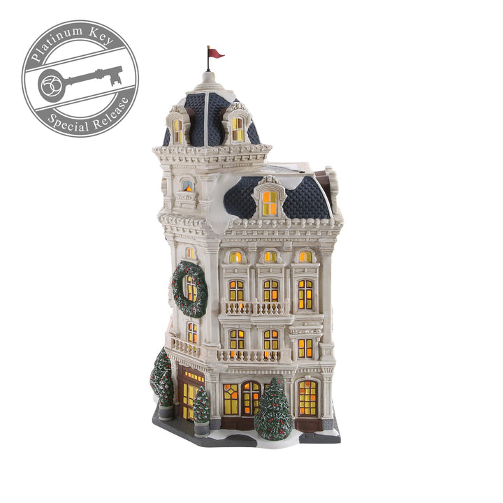 Department 56 Christmas In The City Village: The Wescot - FIRST EDITION sparkle-castle