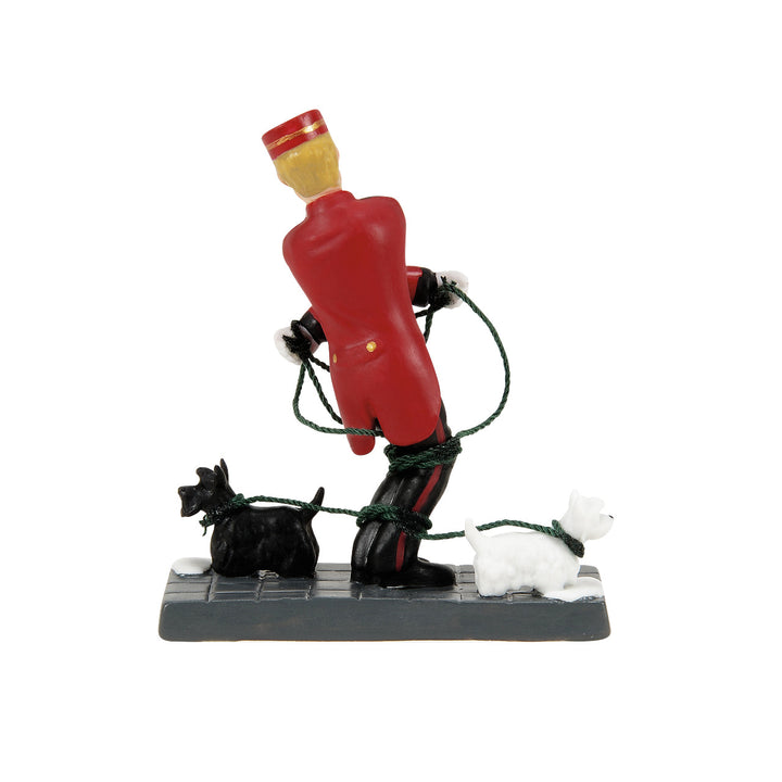 Department 56 Christmas In The City Village Accessory: Puppydog Tangle sparkle-castle