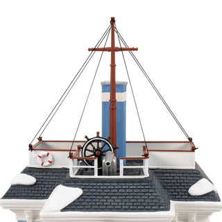 Department 56 Dickens Snow Village: Admiral Boom's House sparkle-castle