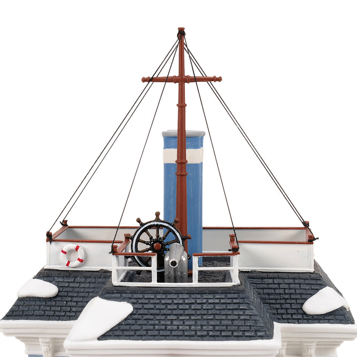 Department 56 Dickens Snow Village: Admiral Boom's House sparkle-castle