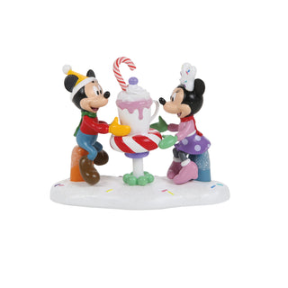 Department 56 Disney Snow Village Accessory: A Cocoa With A Cutie! sparkle-castle