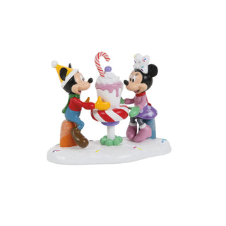 Department 56 Disney Snow Village Accessory: A Cocoa With A Cutie! sparkle-castle