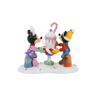 Department 56 Disney Snow Village Accessory: A Cocoa With A Cutie! sparkle-castle