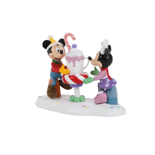 Department 56 Disney Snow Village Accessory: A Cocoa With A Cutie! sparkle-castle