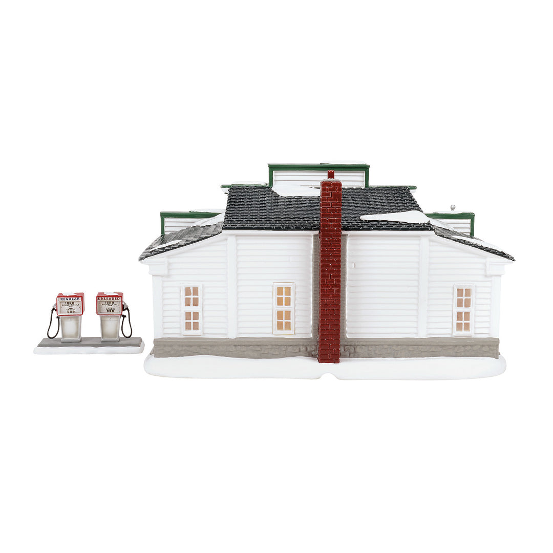 Department 56 Original Snow Village: Billy Brooks Grocer sparkle-castle