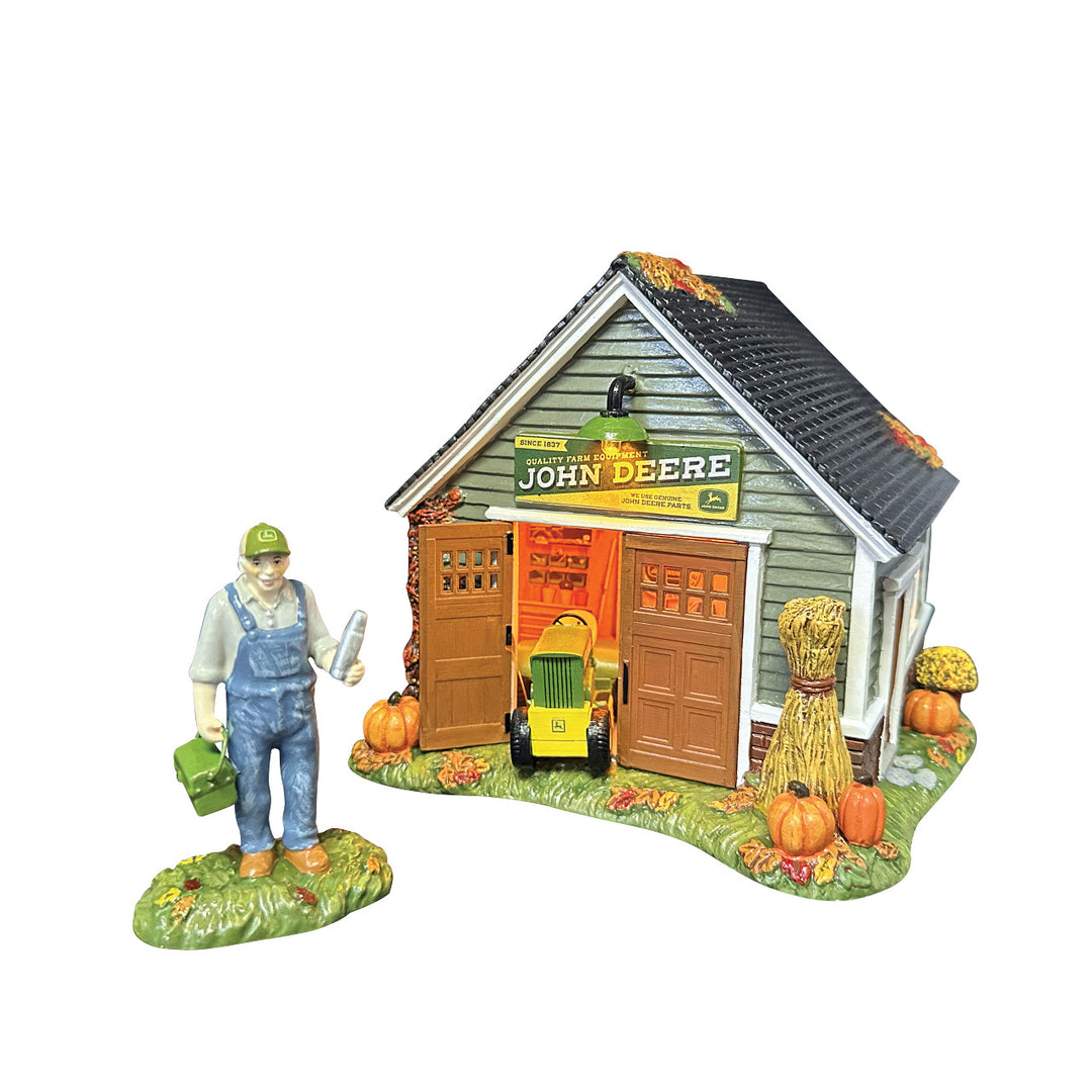 Department 56 Snow Village Harvest: Still Running!, Set of 2 sparkle-castle