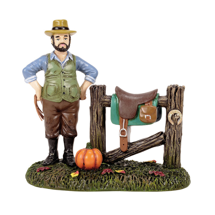 Department 56 Snow Village Halloween Accessory: Hans Van Ripper sparkle-castle