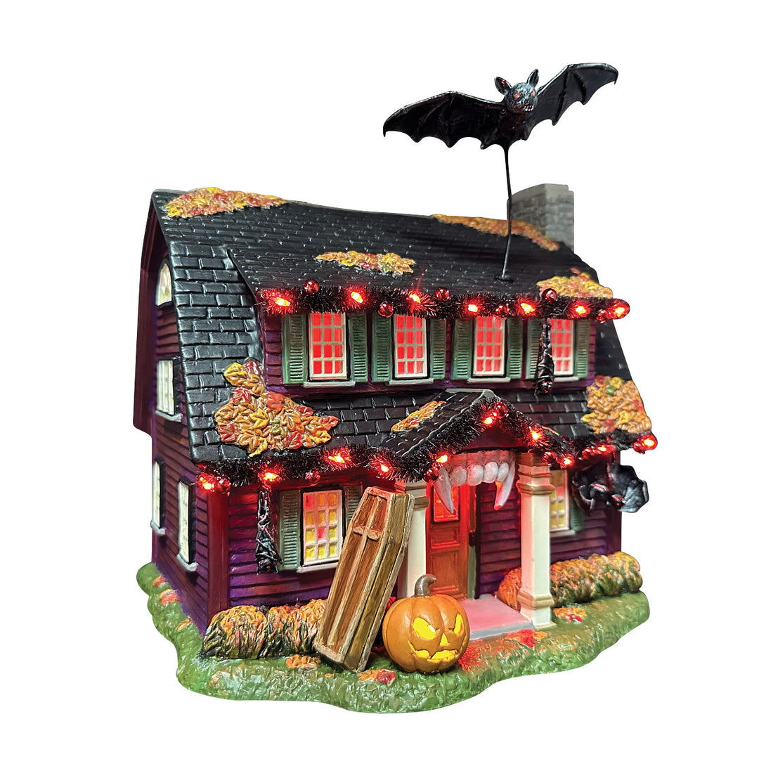 Department 56 Snow Village Halloween: The Vampire House sparkle-castle