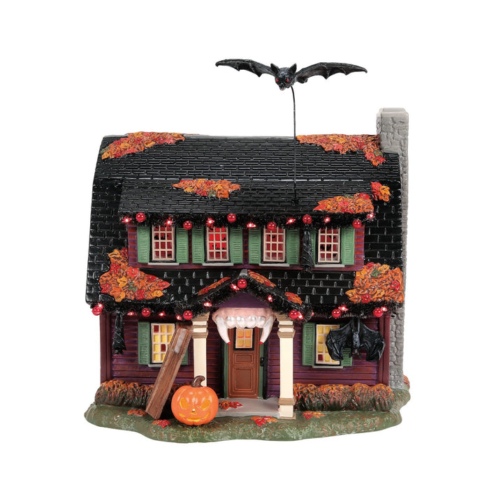 Department 56 Snow Village Halloween: The Vampire House sparkle-castle