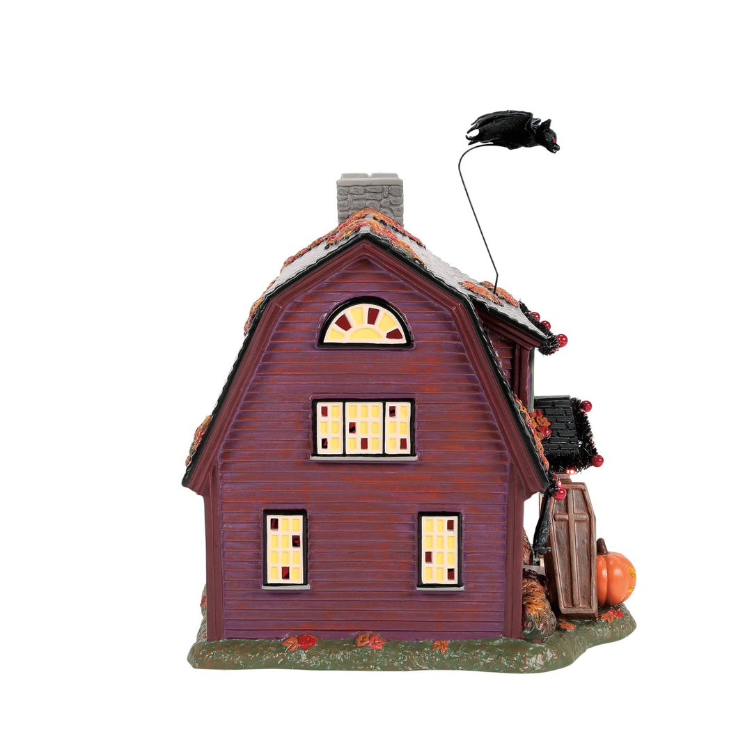 Department 56 Snow Village Halloween: The Vampire House sparkle-castle