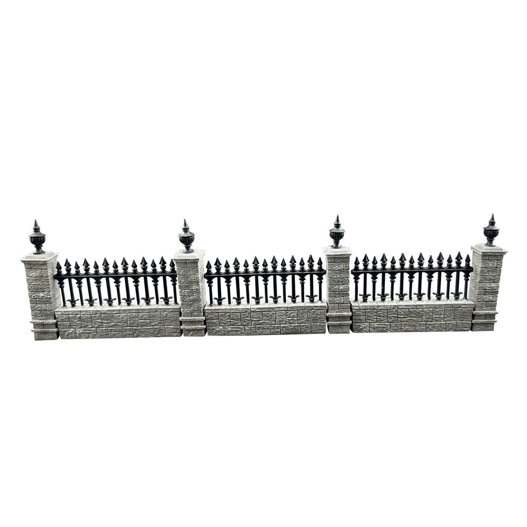 Department 56 Cross Product Village Accessory: Stone Fence, Set of 7