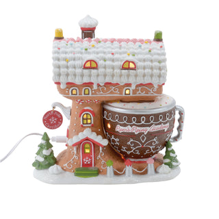 Department 56 North Pole Series: Piper's Piping Academy sparkle-castle