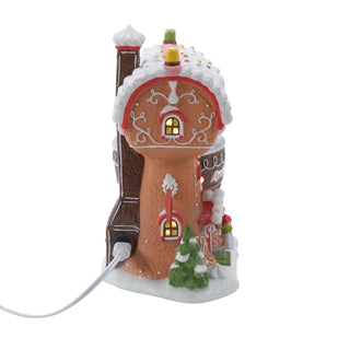 Department 56 North Pole Series: Piper's Piping Academy sparkle-castle
