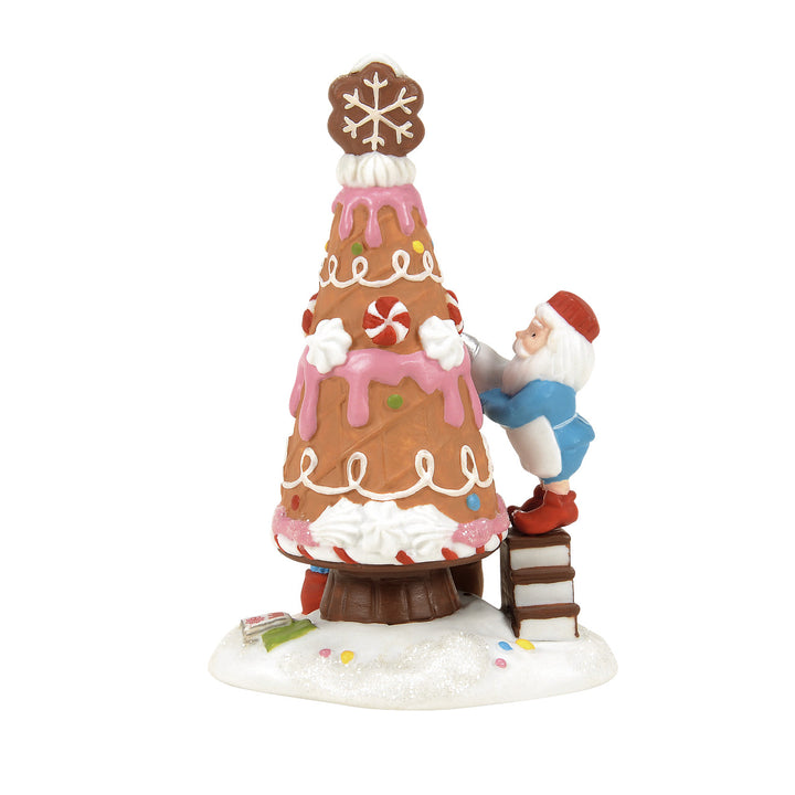 Department 56 North Pole Series Accessory: Piping The Tree sparkle-castle