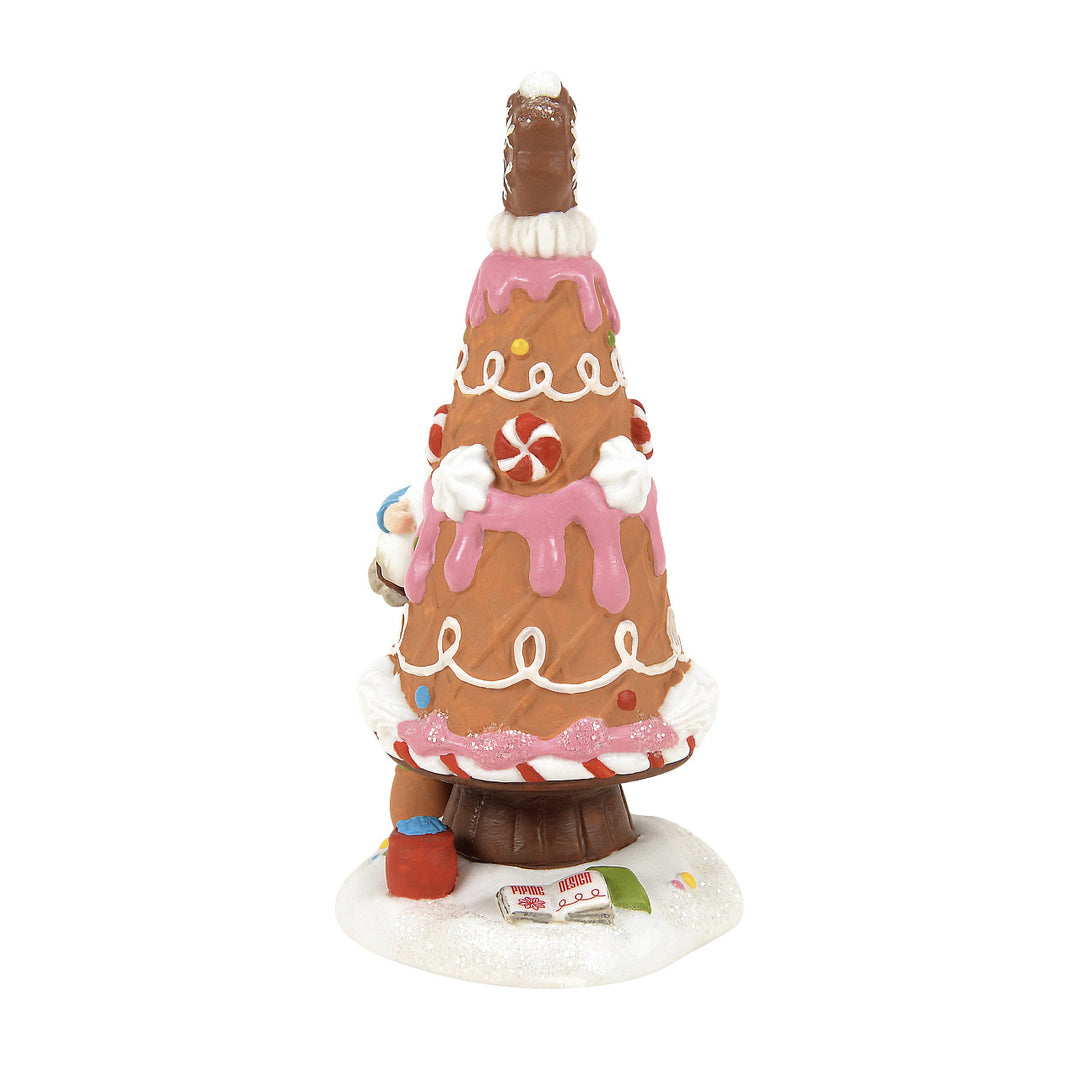 Department 56 North Pole Series Accessory: Piping The Tree sparkle-castle