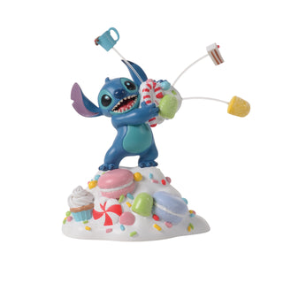 Department 56 Disney Snow Village Accessory: Stitch Orders It All sparkle-castle