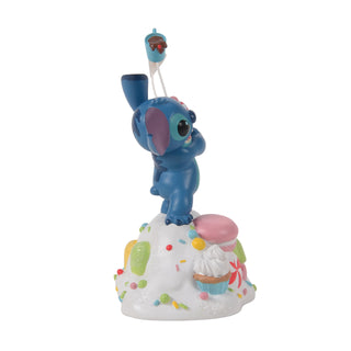 Department 56 Disney Snow Village Accessory: Stitch Orders It All sparkle-castle