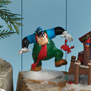 Department 56 Disney Snow Village Accessory: No One's Crabby At Christmas sparkle-castle