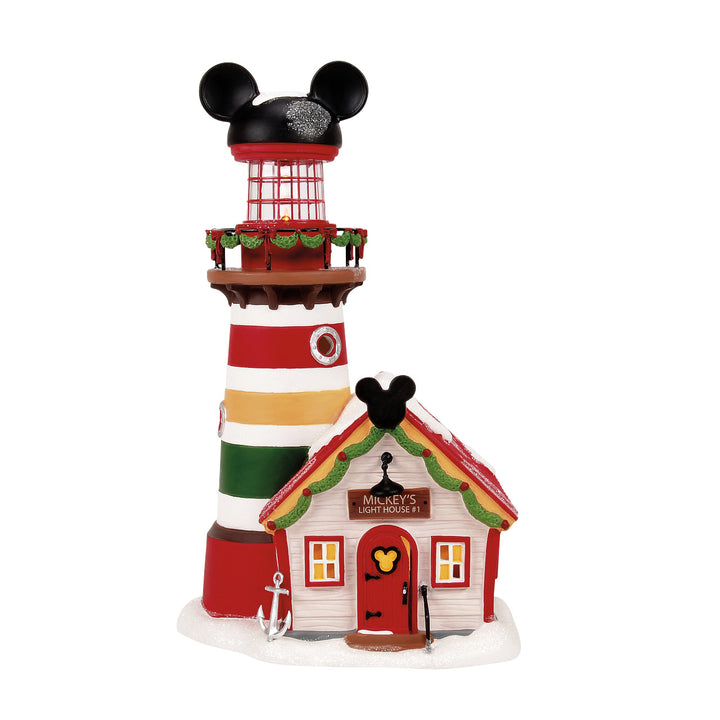 Department 56 Disney Snow Village: Keeping A Watch For Santa sparkle-castle