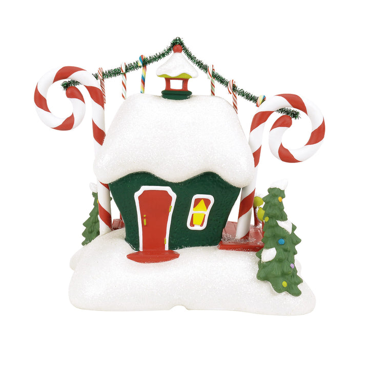 Department 56 Grinch Village: Who-Ville Candy Cane Twisters sparkle-castle