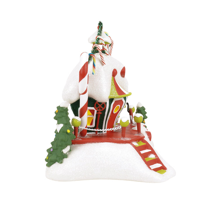 Department 56 Grinch Village: Who-Ville Candy Cane Twisters sparkle-castle