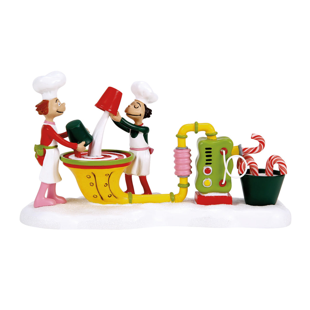 Department 56 Grinch Village Accessory: Who-ville Candy Crew sparkle-castle