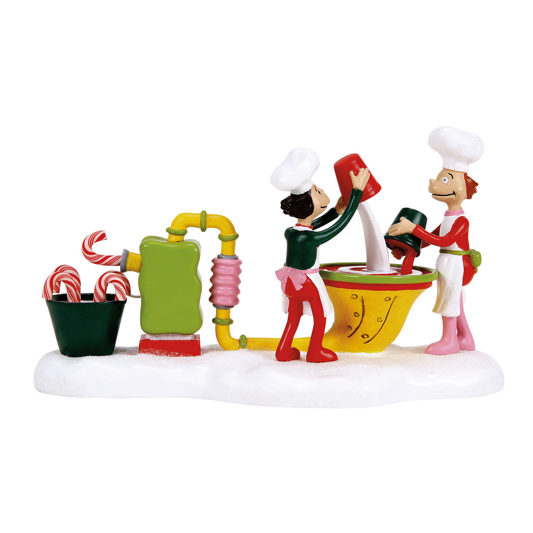 Department 56 Grinch Village Accessory: Who-ville Candy Crew sparkle-castle