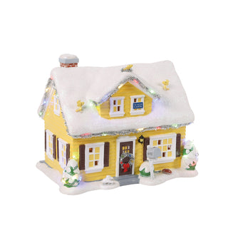 Department 56 Peanuts Village: The Van Pelt Residence sparkle-castle