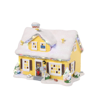 Department 56 Peanuts Village: The Van Pelt Residence sparkle-castle