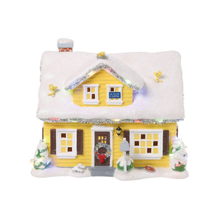 Department 56 Peanuts Village: The Van Pelt Residence sparkle-castle