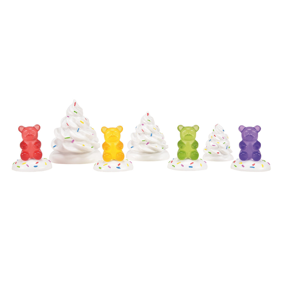 Department 56 Cross Product Village Accessory: Sticky Sweet, Set of 7