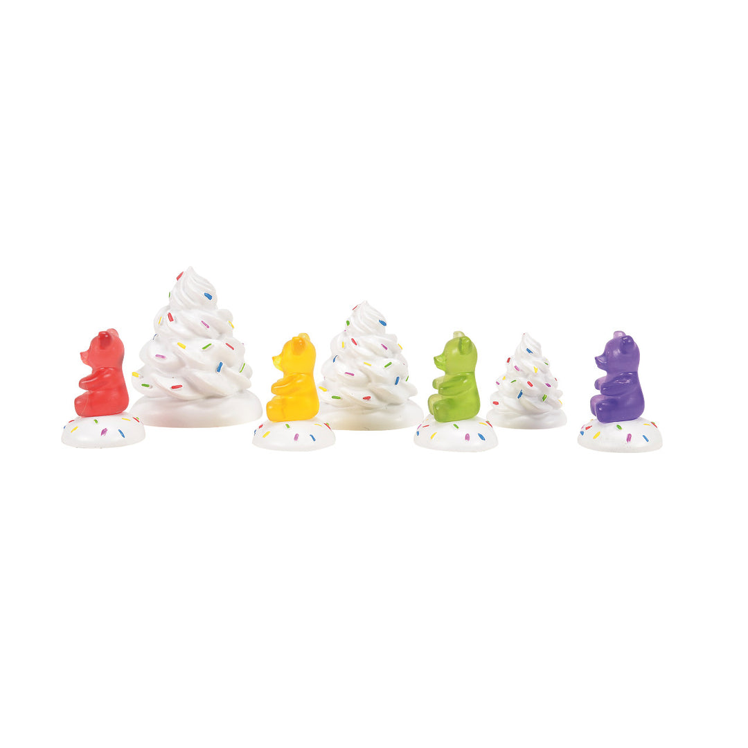 Department 56 Cross Product Village Accessory: Sticky Sweet, Set of 7