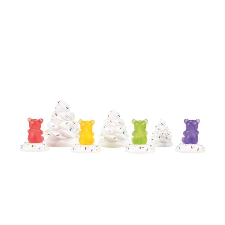 Department 56 Cross Product Village Accessory: Sticky Sweet, Set of 7