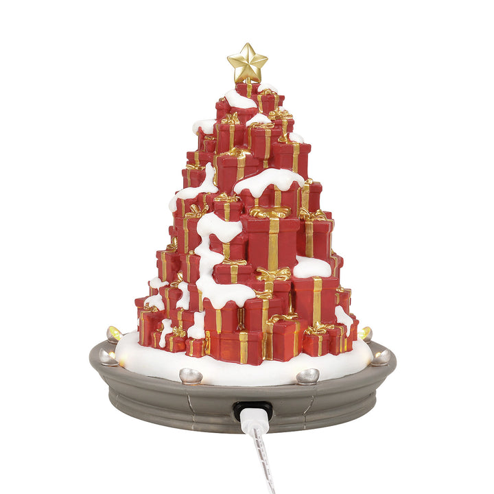 Department 56 Cross Product Village Accessory: A Season Of Giving Tree sparkle-castle