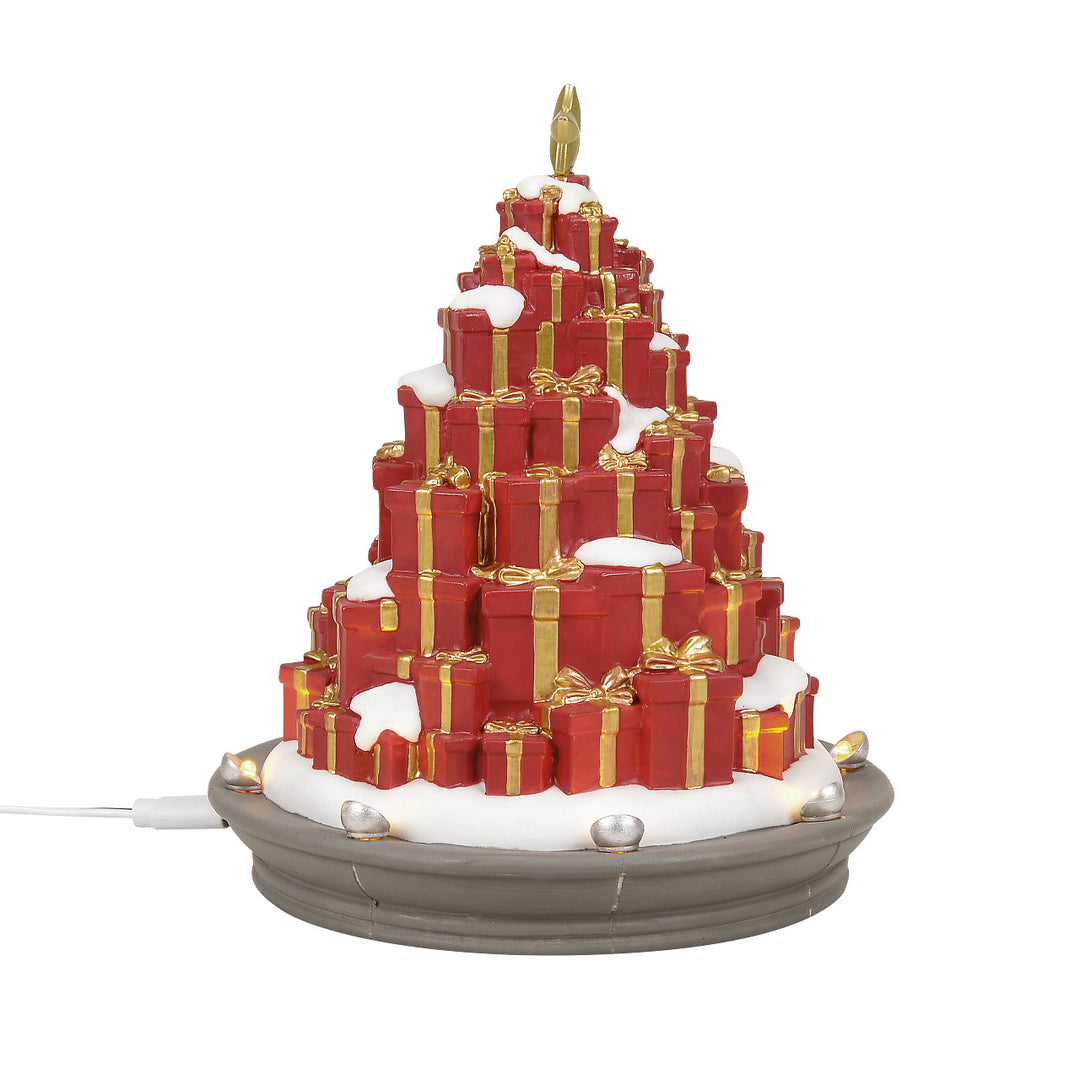 Department 56 Cross Product Village Accessory: A Season Of Giving Tree sparkle-castle