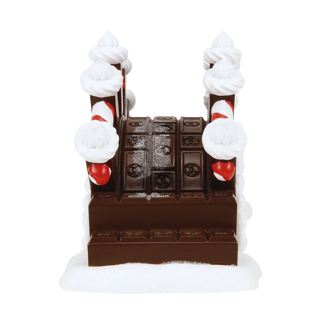 Department 56 Cross Product Village Accessory: Mochamint Bridge sparkle-castle