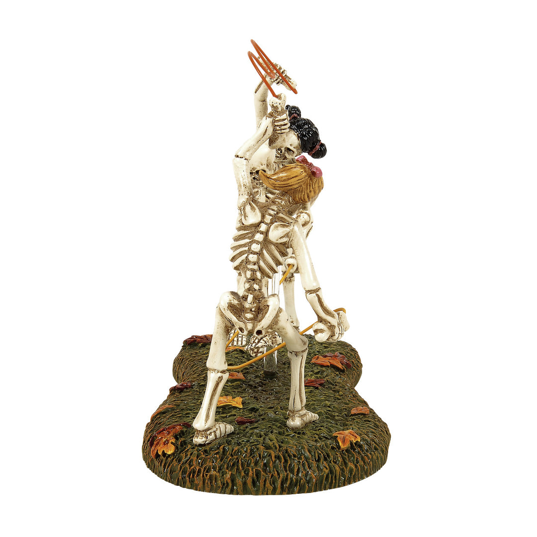 Department 56 Snow Village Halloween Accessory: Bones Double Dutch sparkle-castle