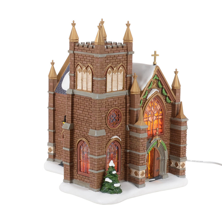 Department 56 Dickens Snow Village: 50th Church Fraternal Charity sparkle-castle